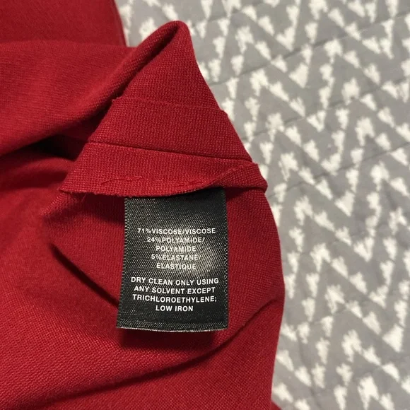 Lafayette 148 NY Sleeveless Red Sheath Dress size M - Picture 10 of 12